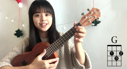 圣诞歌曲尤克里里谱 ukulele谱