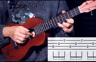 夜空中最亮的星ukulele尤克里里谱