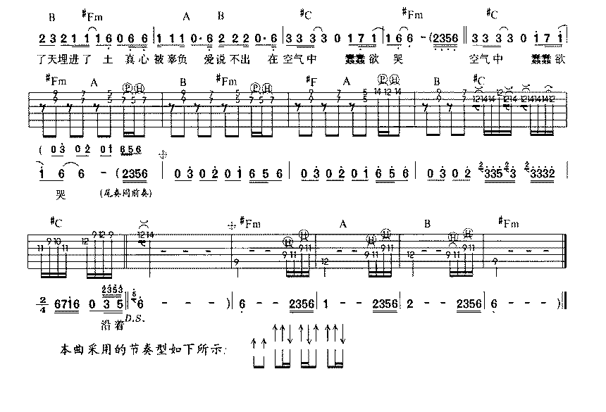 （橘子香水）吉他谱-91吉他谱