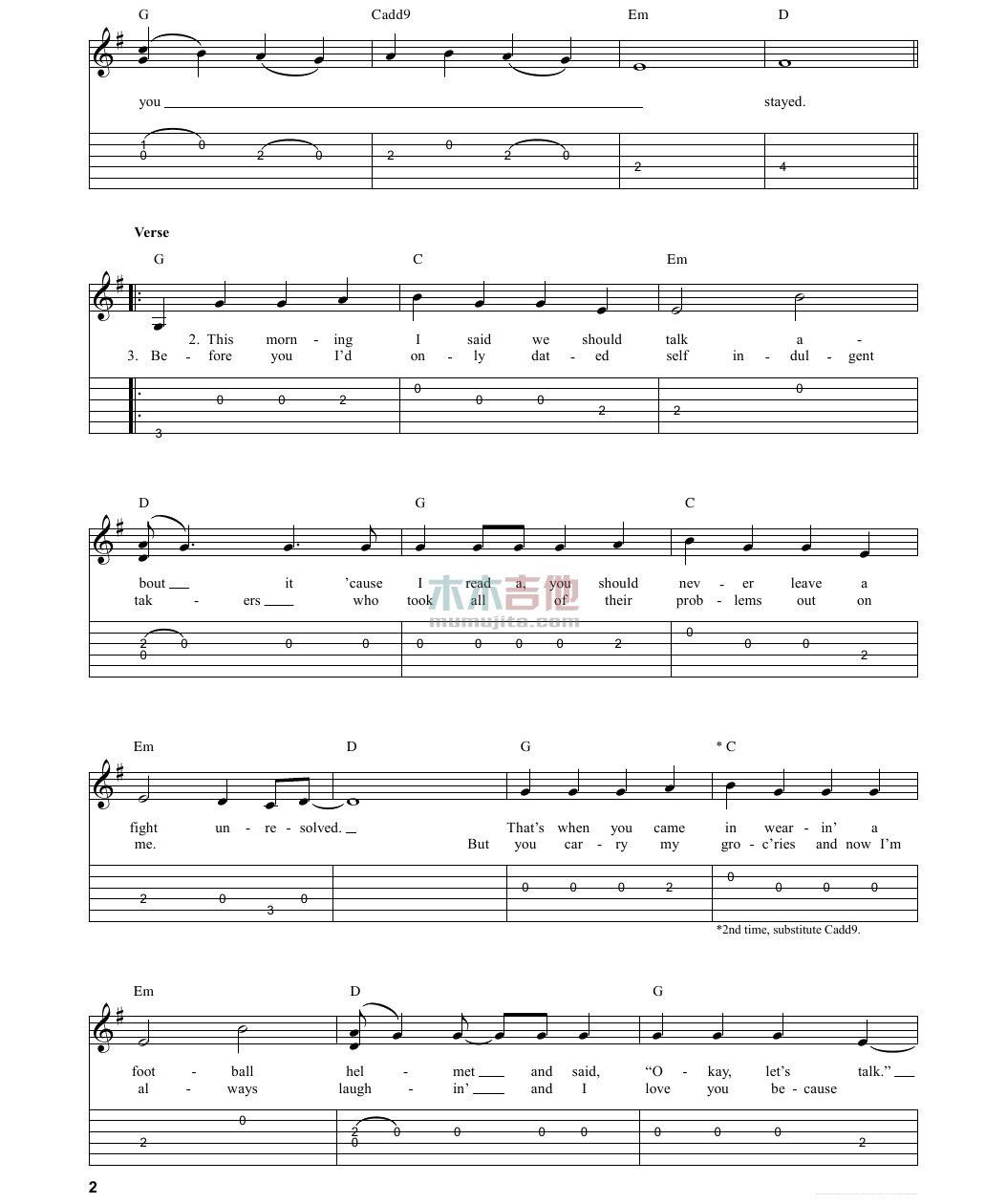 Taylor,Swift《Stay Stay Stay》吉他谱-Guitar Music Score