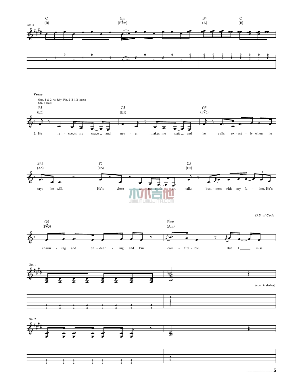 taylor,swift《the way i loved you》吉他譜-guitar music score