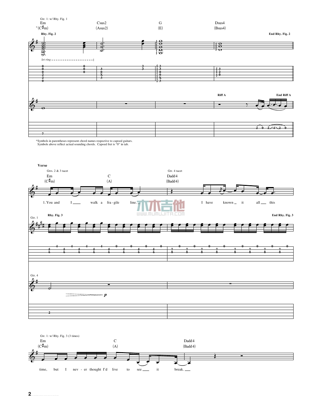 Taylor,Swift《Haunted》吉他谱-Guitar Music Score
