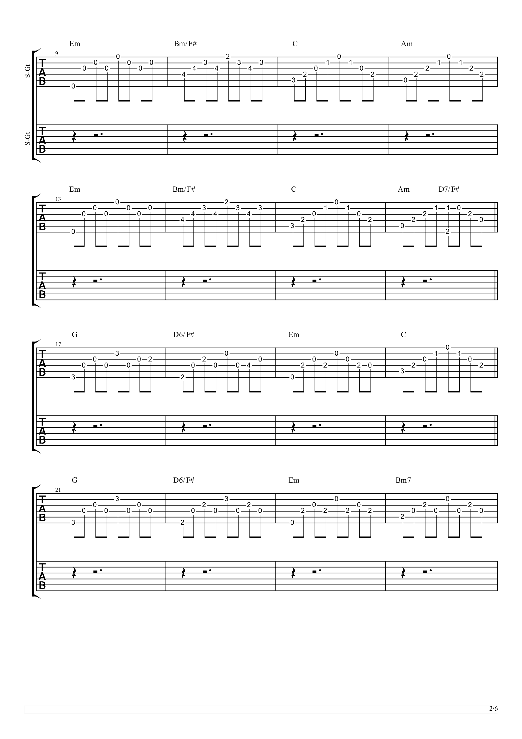 陈鸿宇《理想三旬 原版 》吉他谱-Guitar Music Score