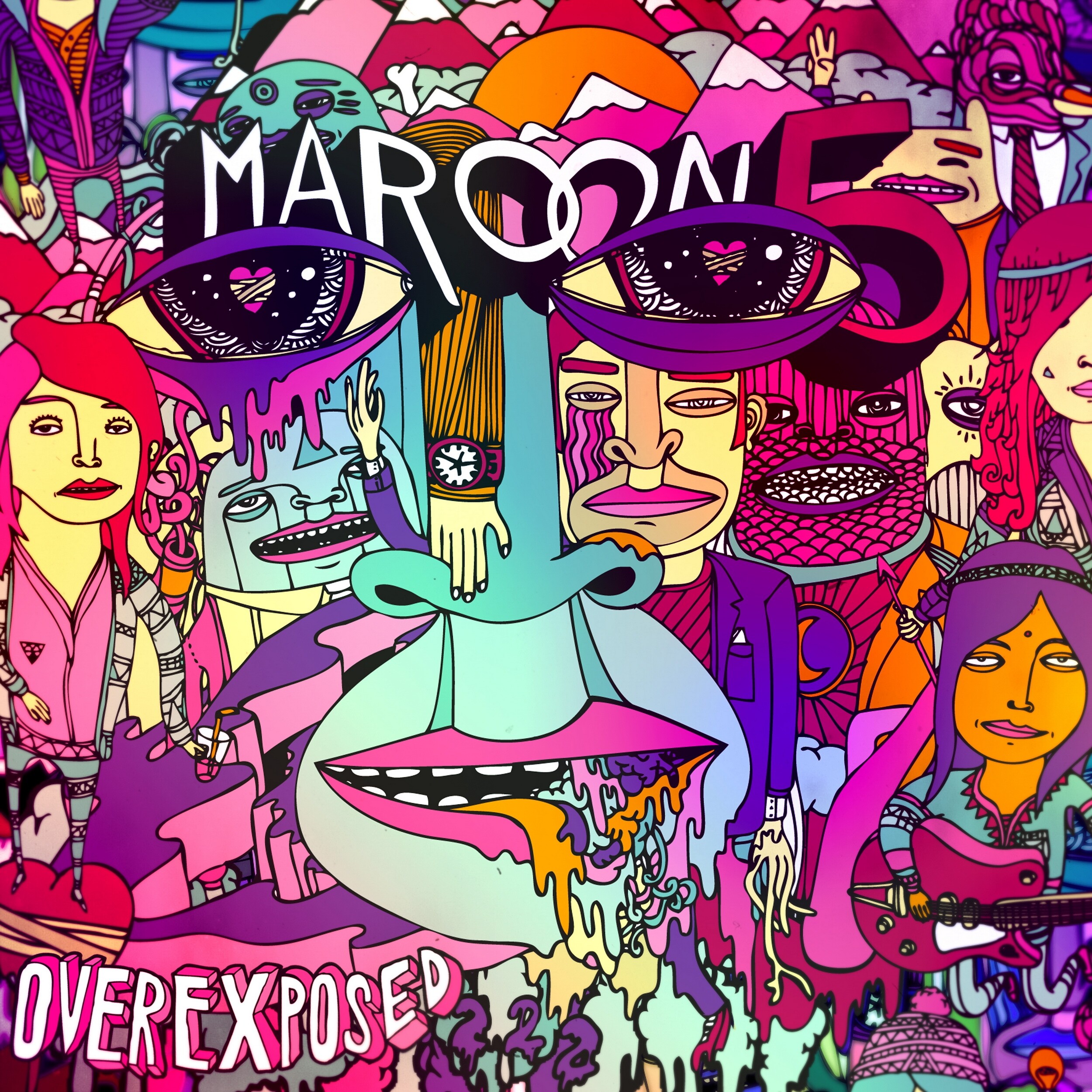 Maroon 5《One More Night》乐队总谱|GTP谱