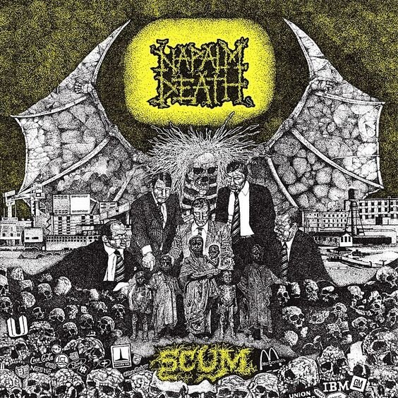 Napalm Death《Scum》乐队总谱|GTP谱