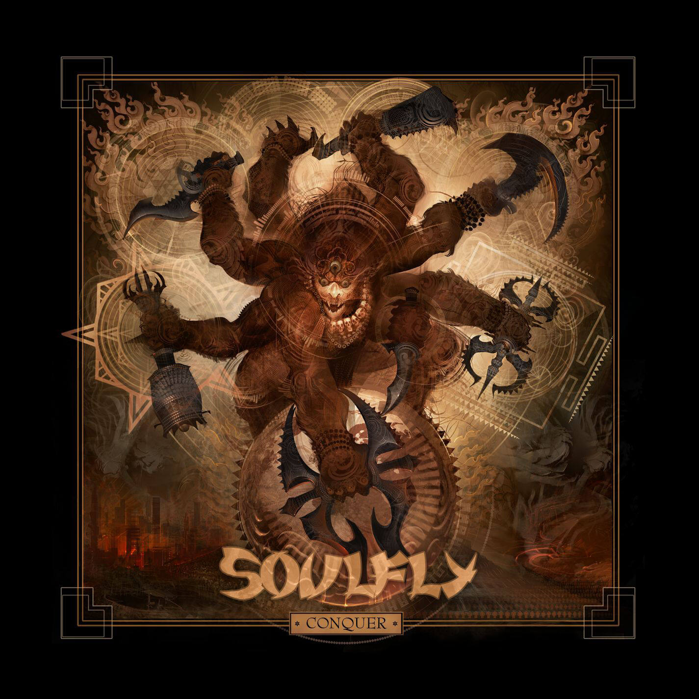 Soulfly《Blood Fire War Hate》乐队总谱|GTP谱