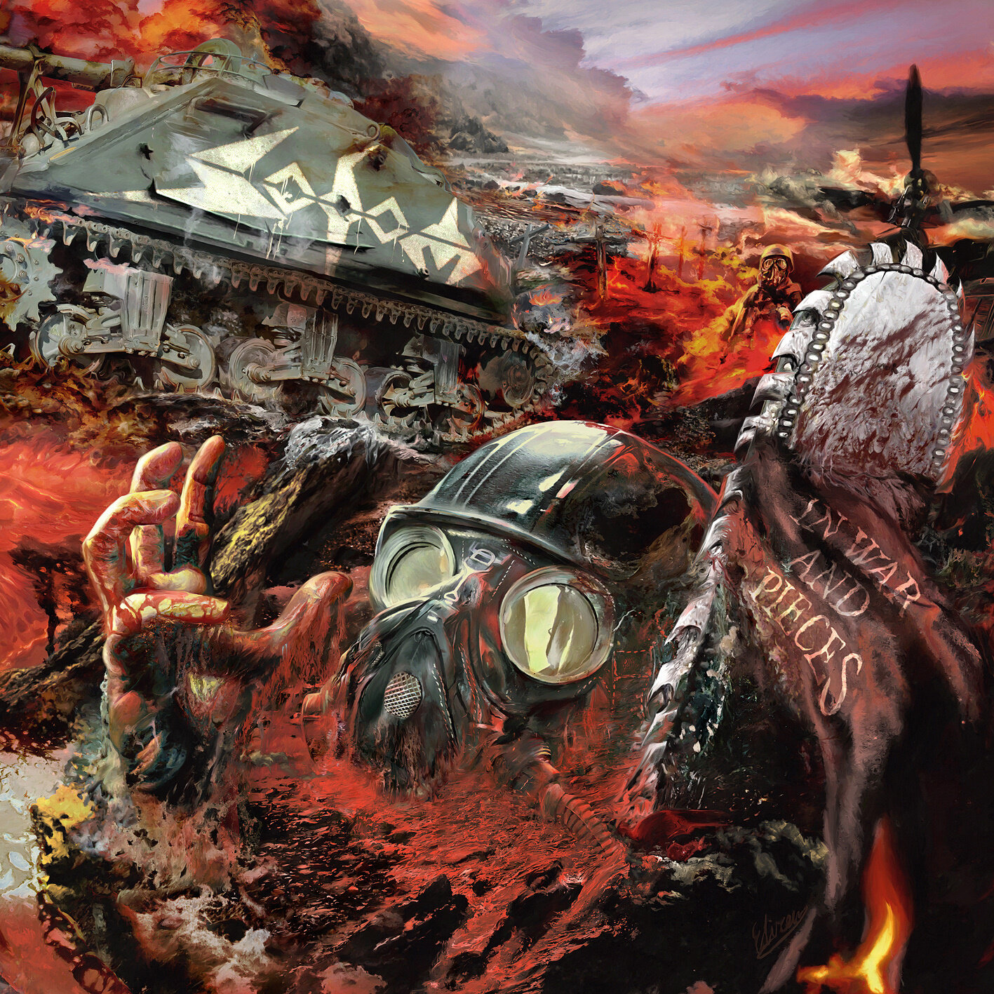 Sodom《In War And Pieces》乐队总谱|GTP谱