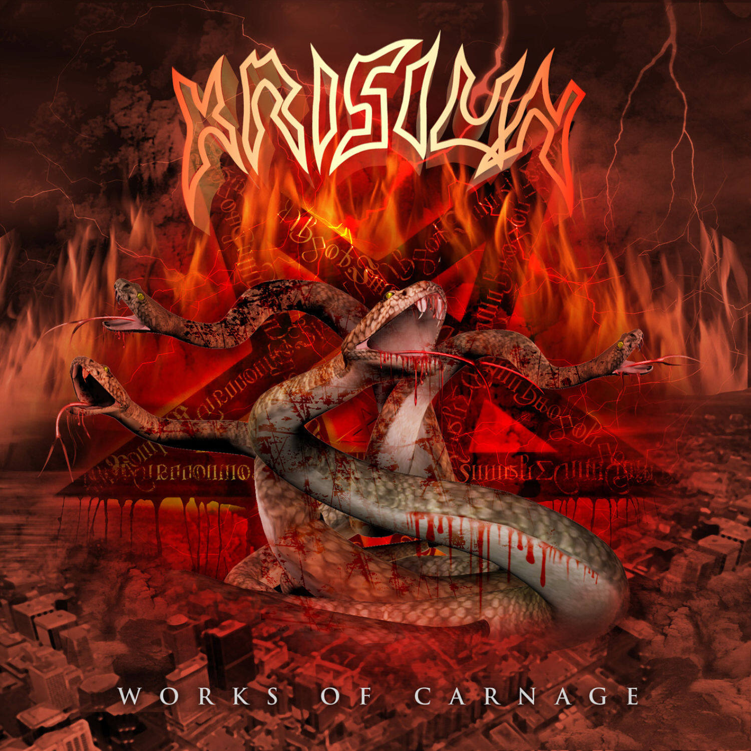 Krisiun《In League With Satan》乐队总谱|GTP谱