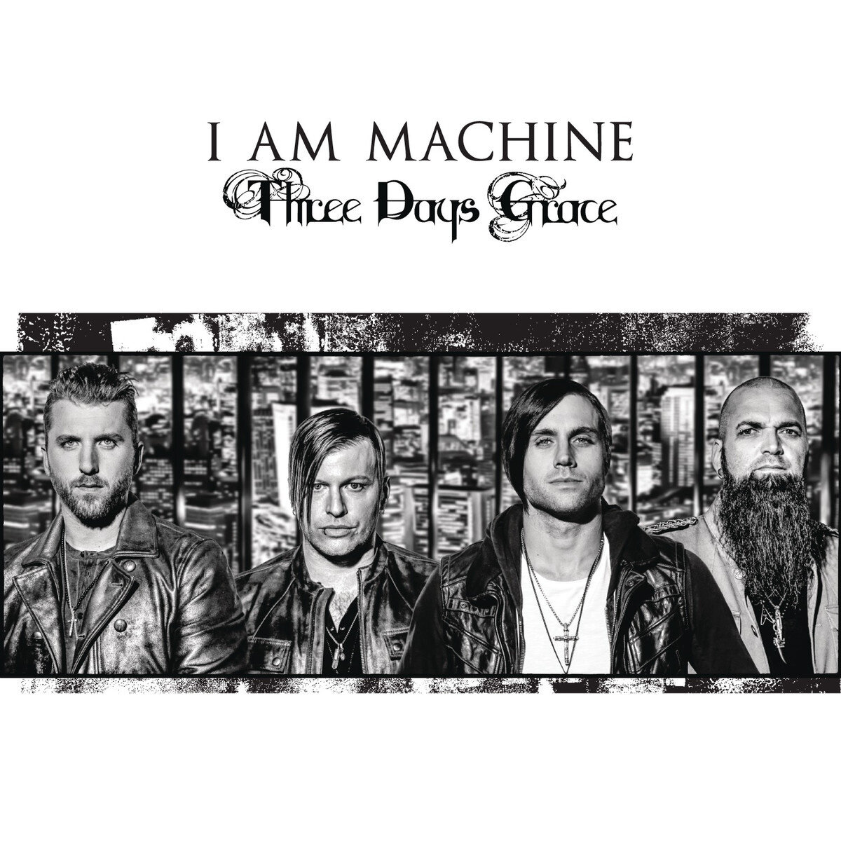Three Days Grace《I Am Machine》乐队总谱|GTP谱
