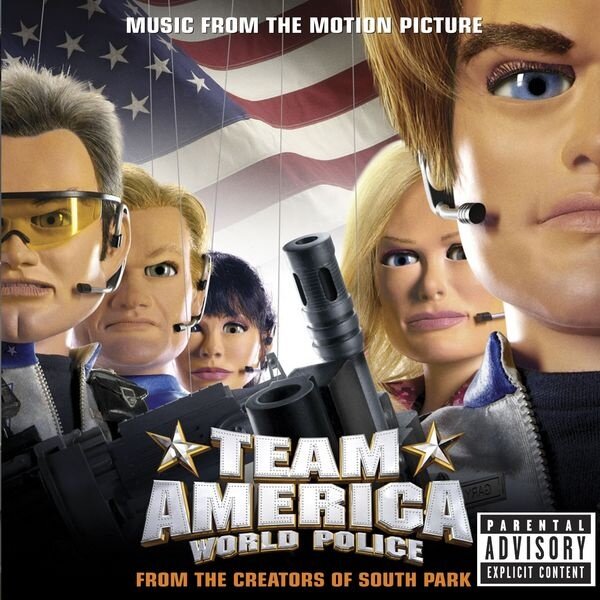 原声带《Team America-美国战队：世界警察-America Fuck Yeah》乐队总谱|GTP谱
