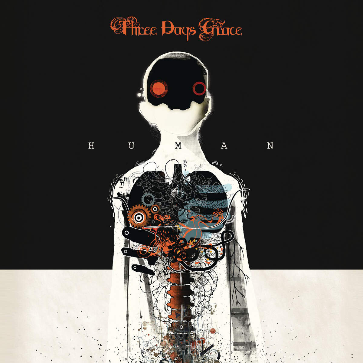 Three Days Grace《Human Race》乐队总谱|GTP谱
