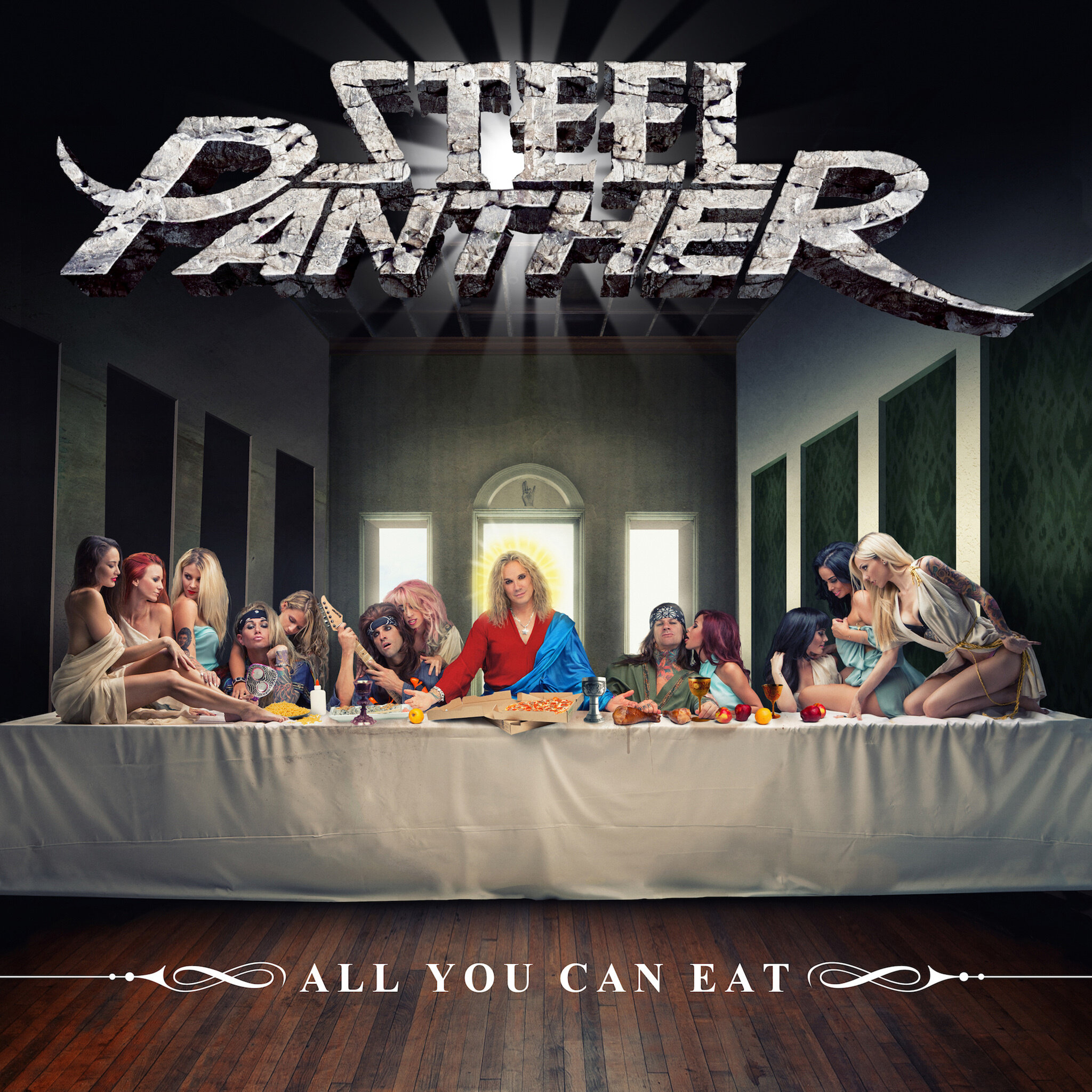 Steel Panther《Pussywhipped》乐队总谱|GTP谱