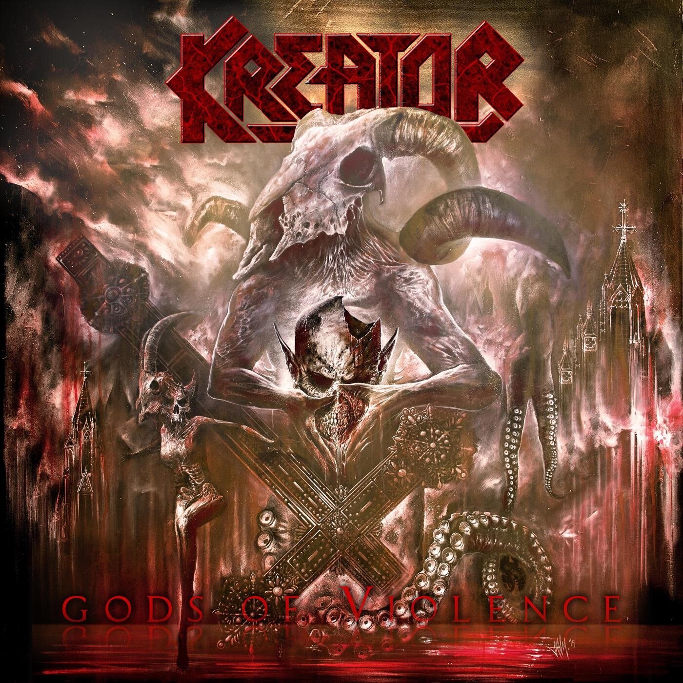 Kreator《Gods Of Violence》乐队总谱|GTP谱