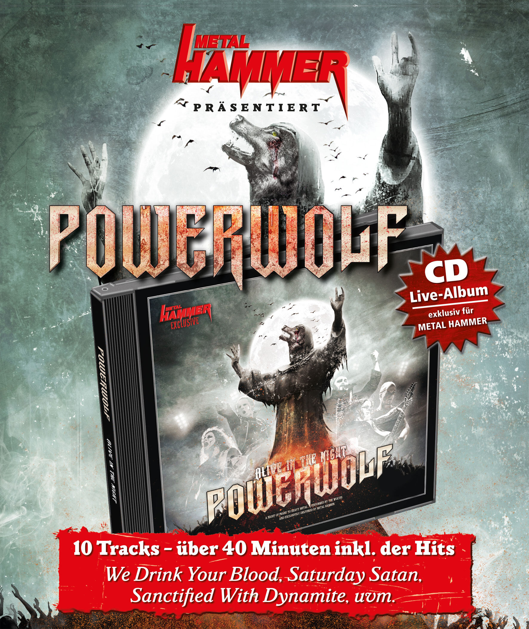 Powerwolf《Saturday Satan》GTP谱